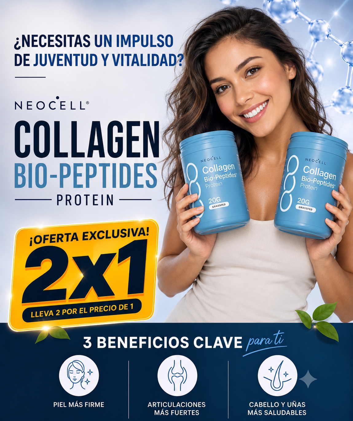 NEOCELL COLÁGENO EL ORIGINAL Fórmula Bio-Peptides
