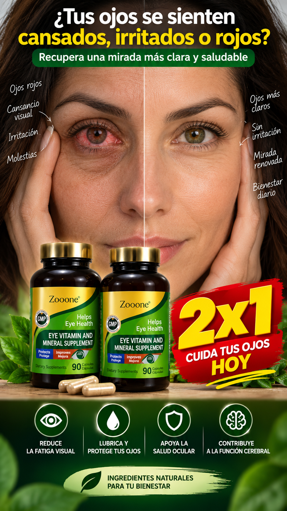 Zooone | Luteína + Vitaminas para tus Ojos